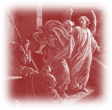 Ilustração do anjo Aniel