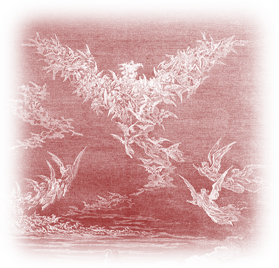 Ilustração do anjo Lelahel