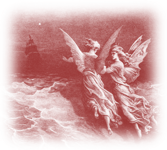 Ilustração do anjo Mikhael